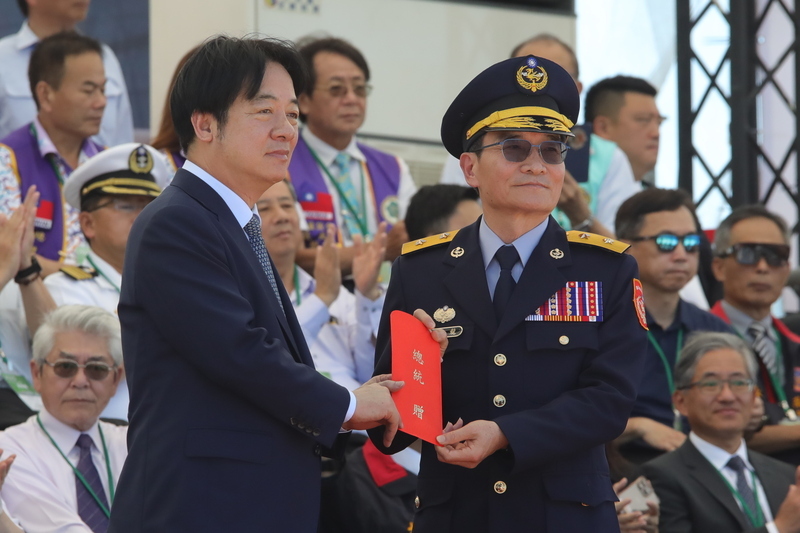 視導「海安12號演習」 總統：海巡不能再夜盲盼立院支持4100億特別預算