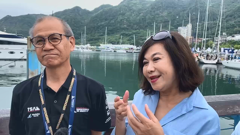 台琉帆船賽基隆啟航  宮古島市長率團參加