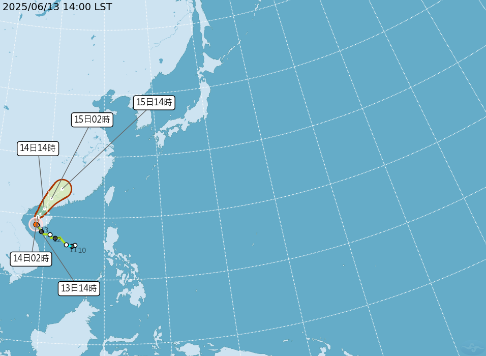 颱風蝴蝶逼近海南 數萬人疏散、陸空交通暫停