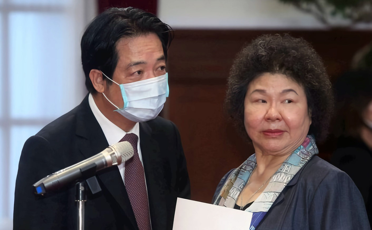 賴總統赴高醫探視陳菊 陳菊恢復穩定進步中